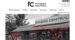 Desktop Screenshot of fitnesscentralinc.com